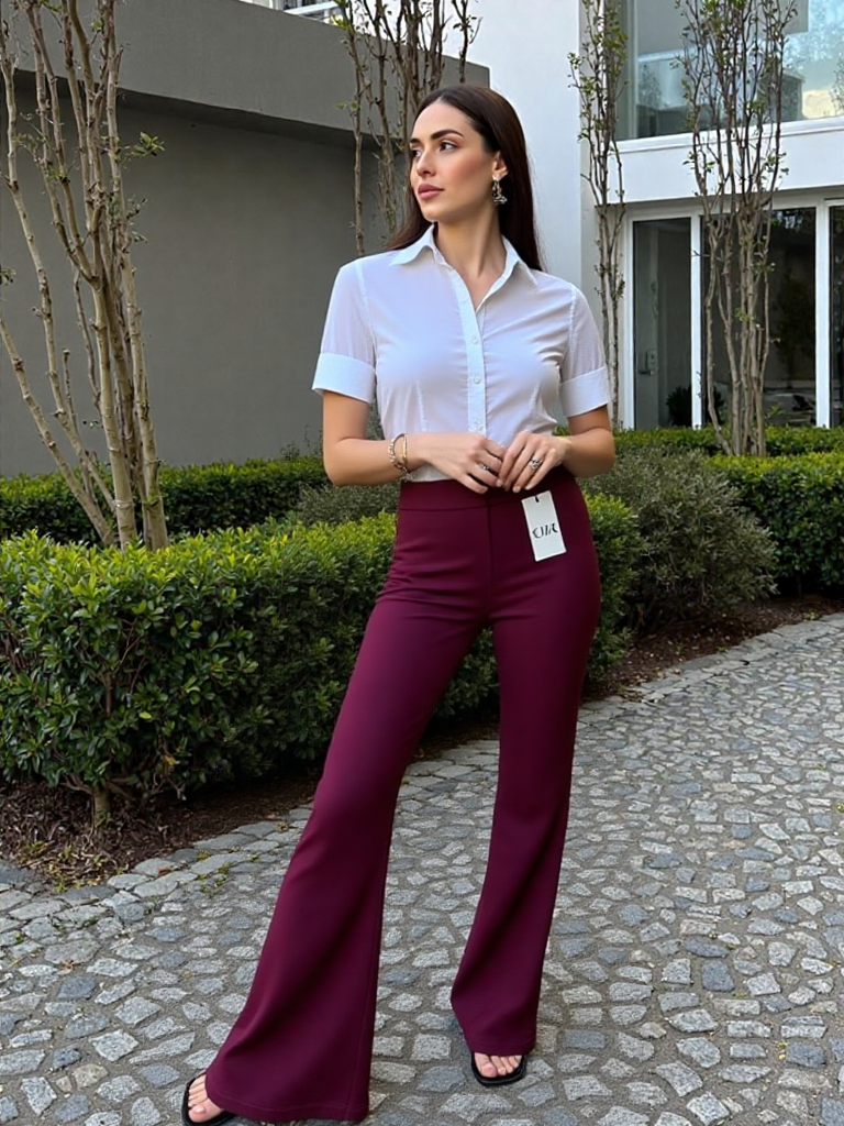 Pantalone a zampa