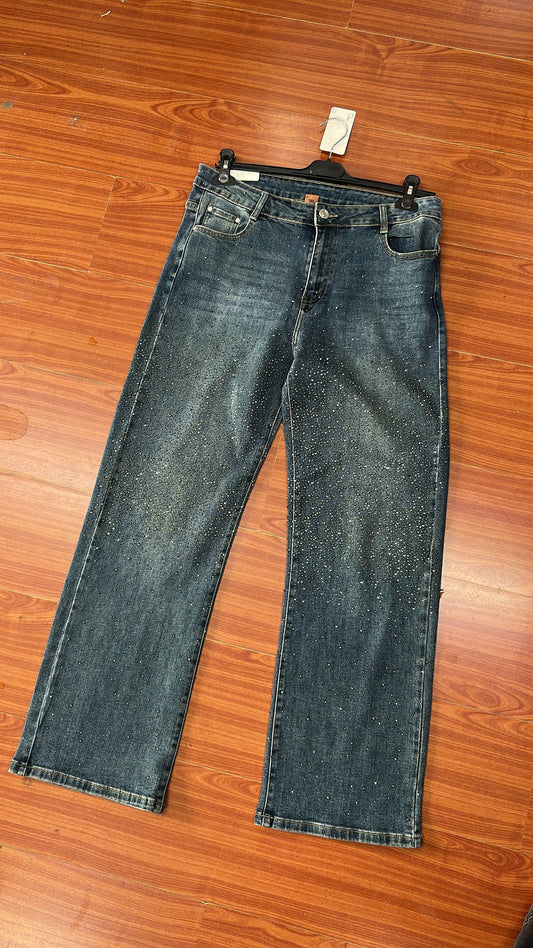 Jeans tutto brillantini Luce