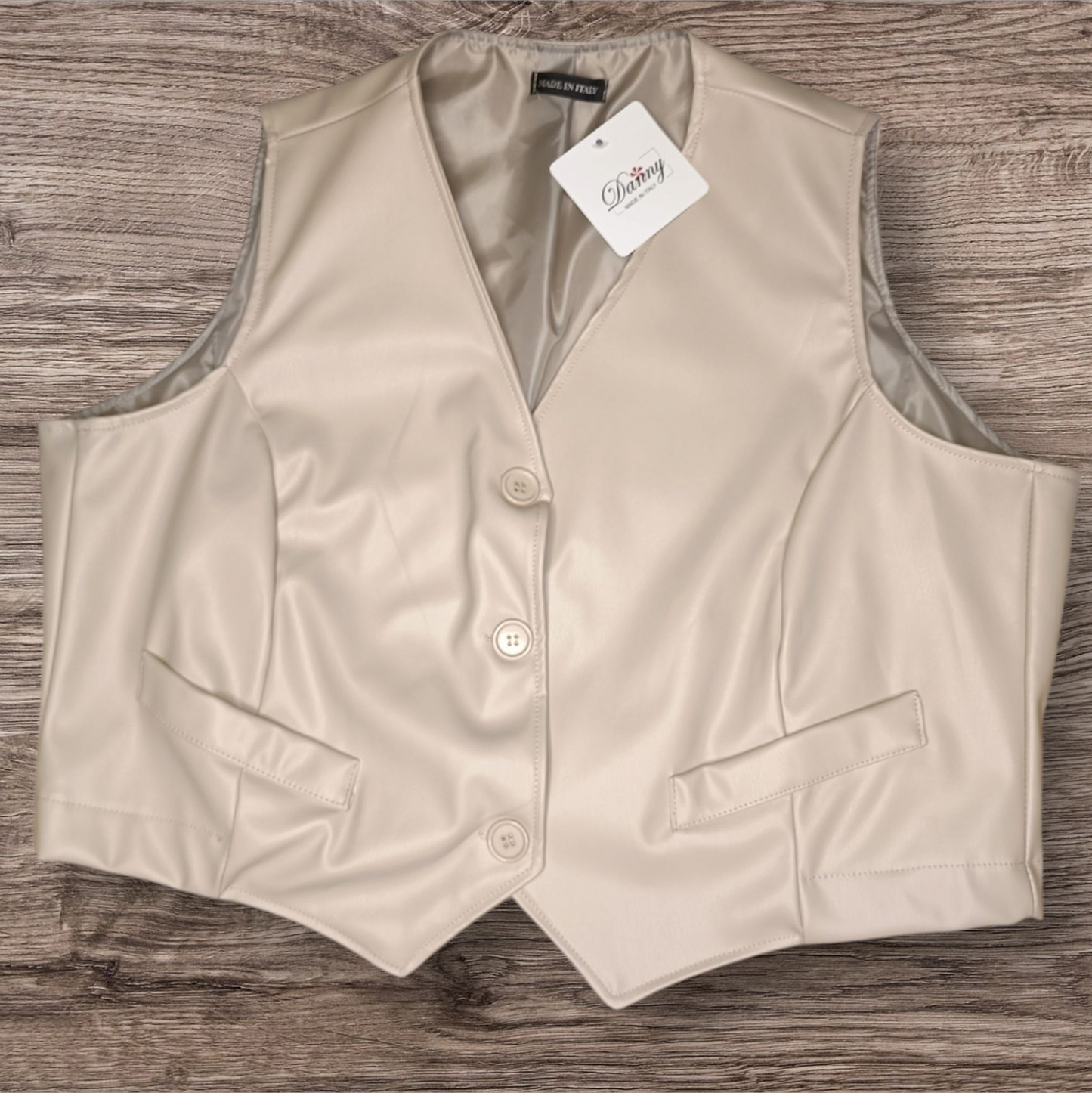Gilet ecopelle V-Rocker™