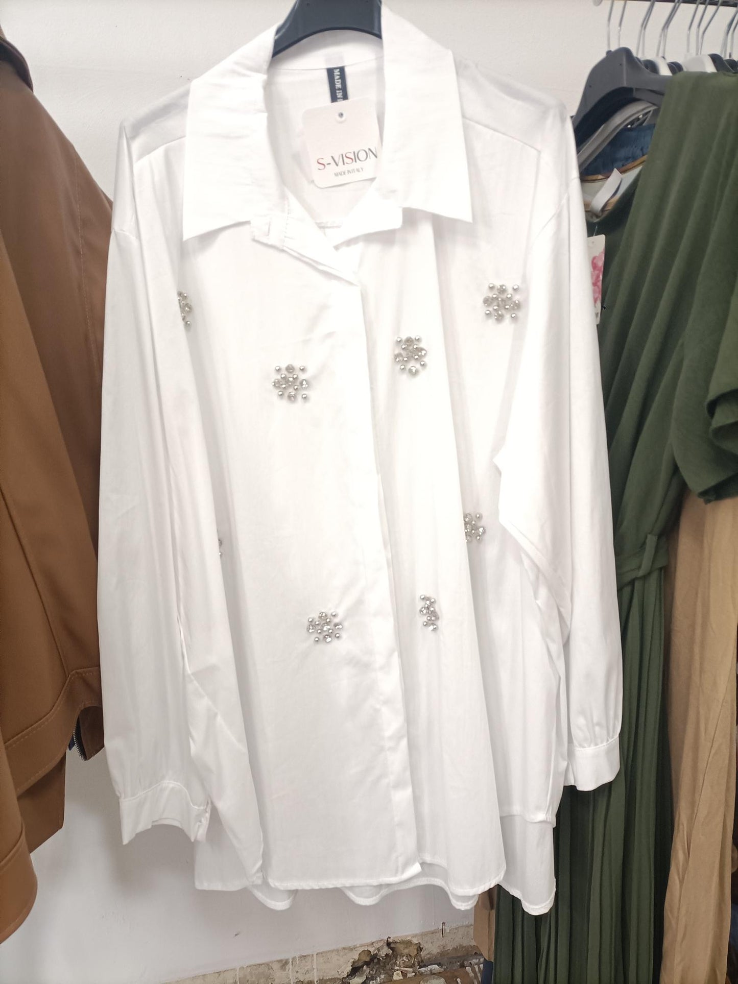 Camicia zirconi