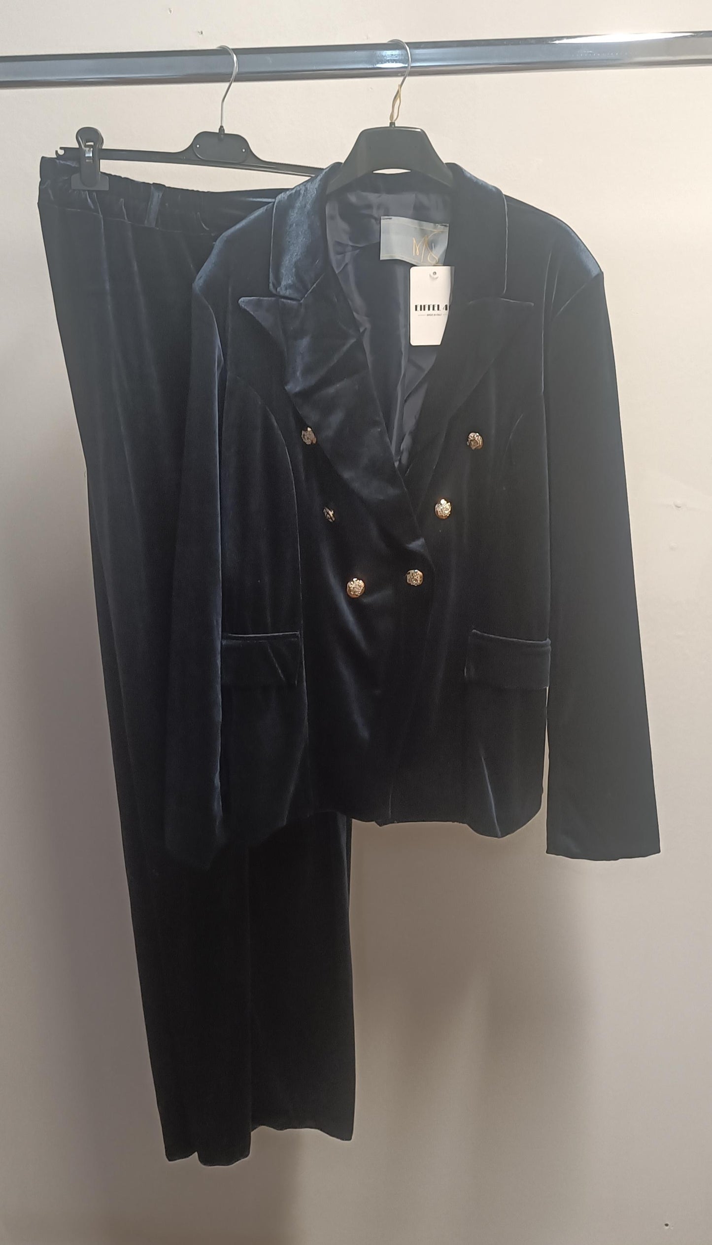 Tailleur effetto velluto
