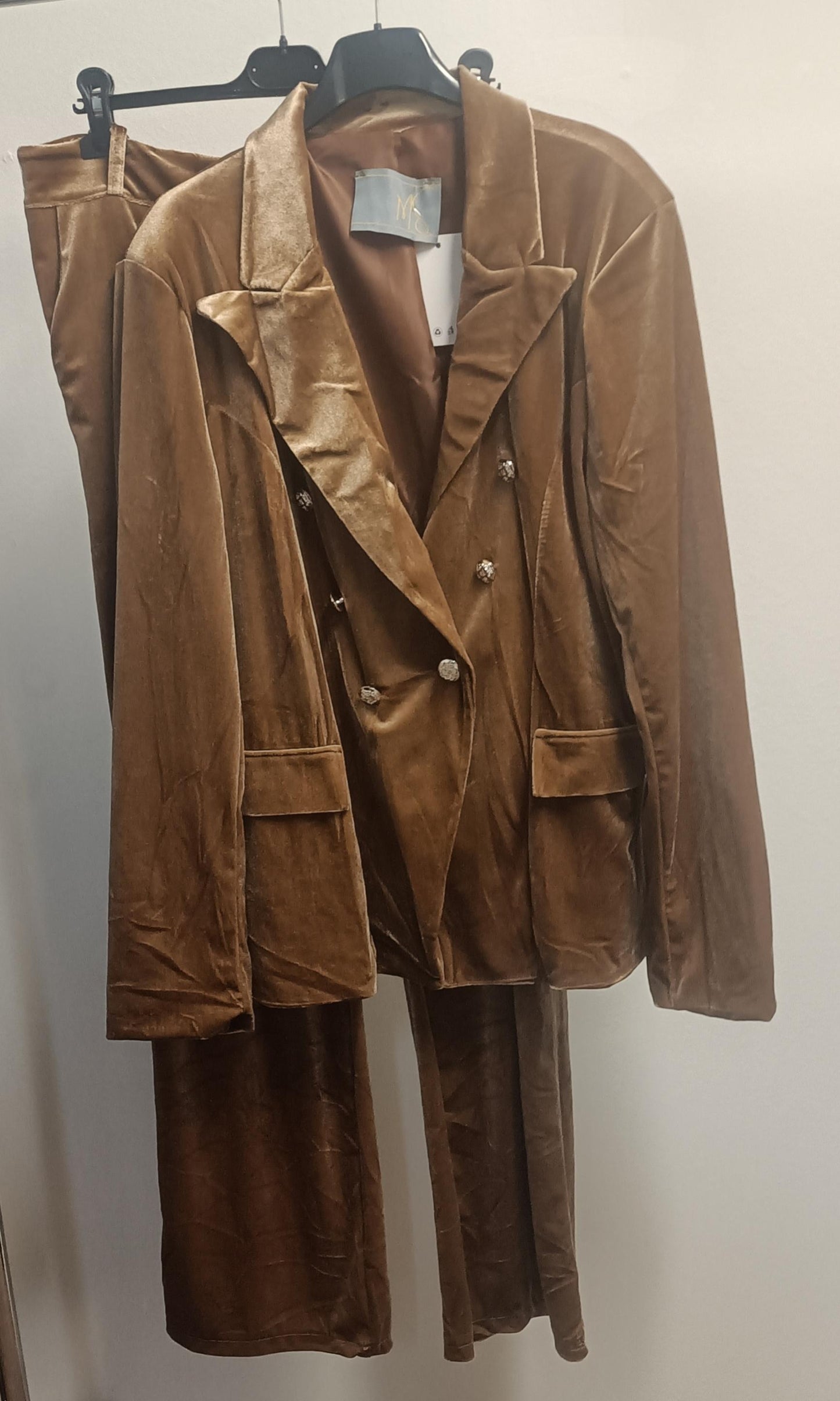 Tailleur effetto velluto