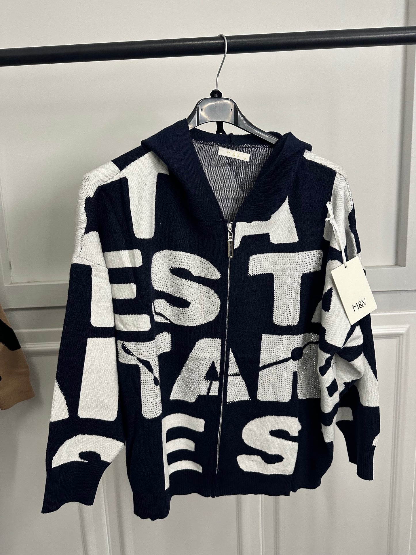 Felpa con zip STAR