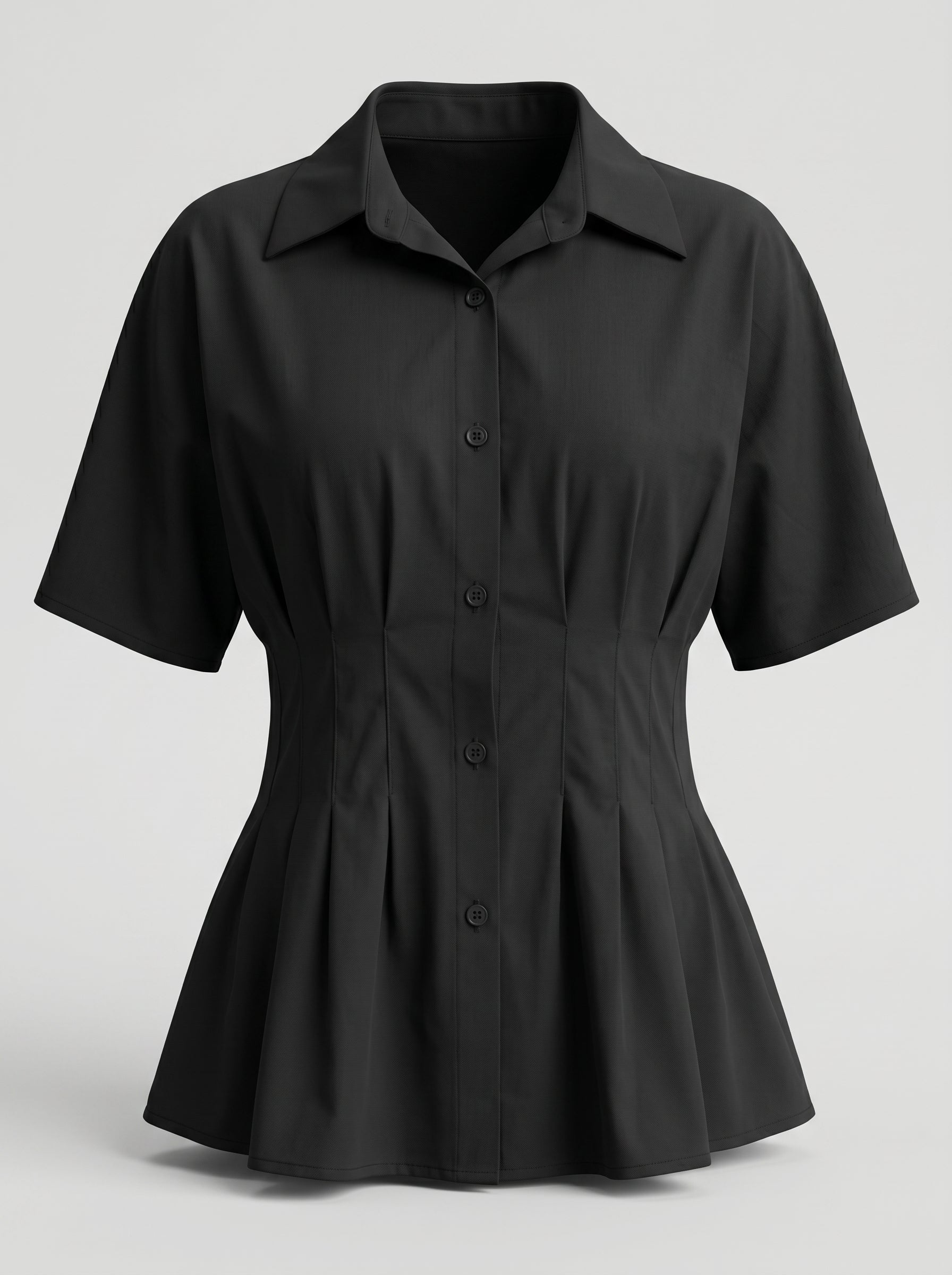 Camicia elegante con collo alla francese