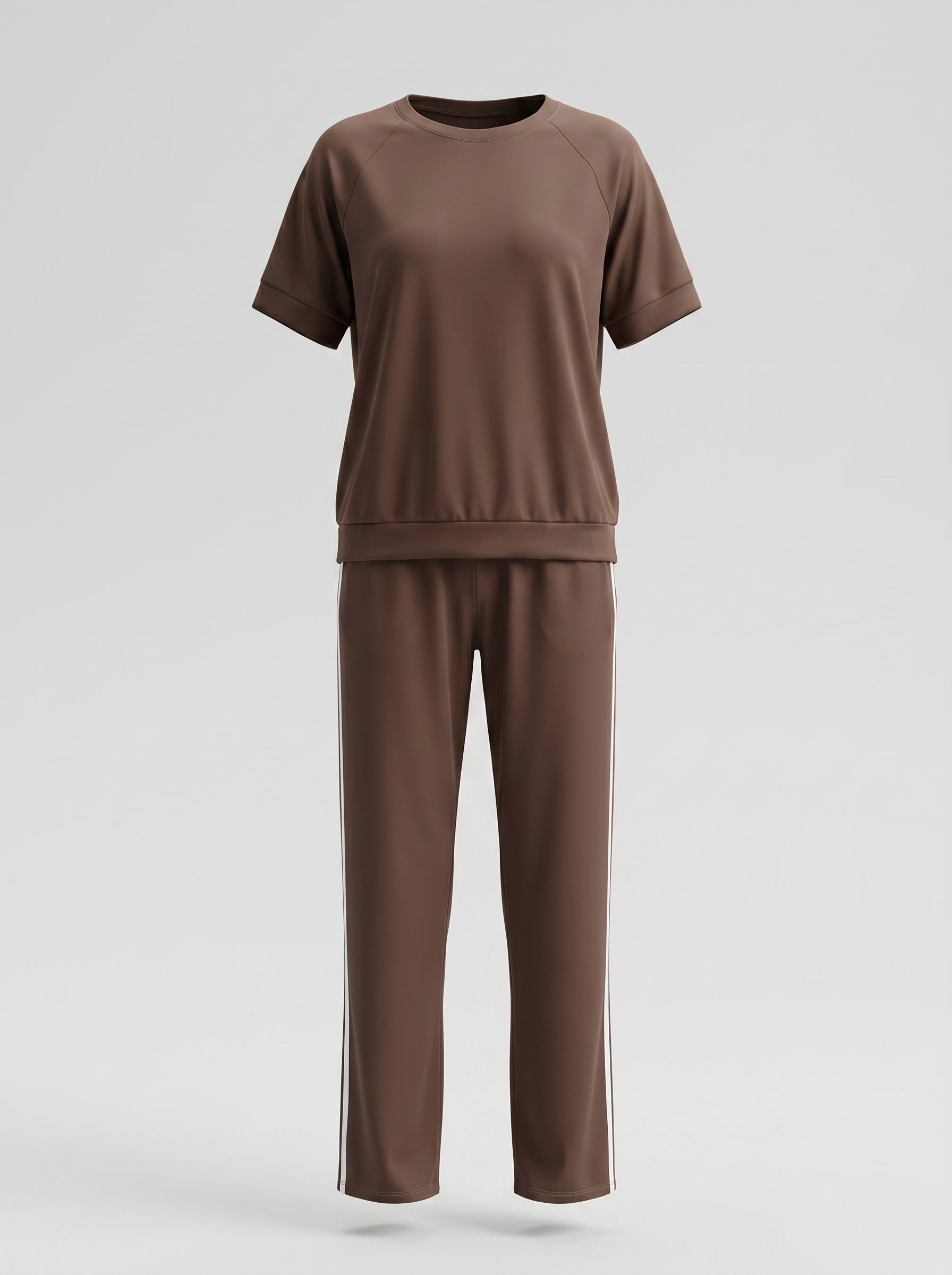 Set mezza manica e pantalone con righe