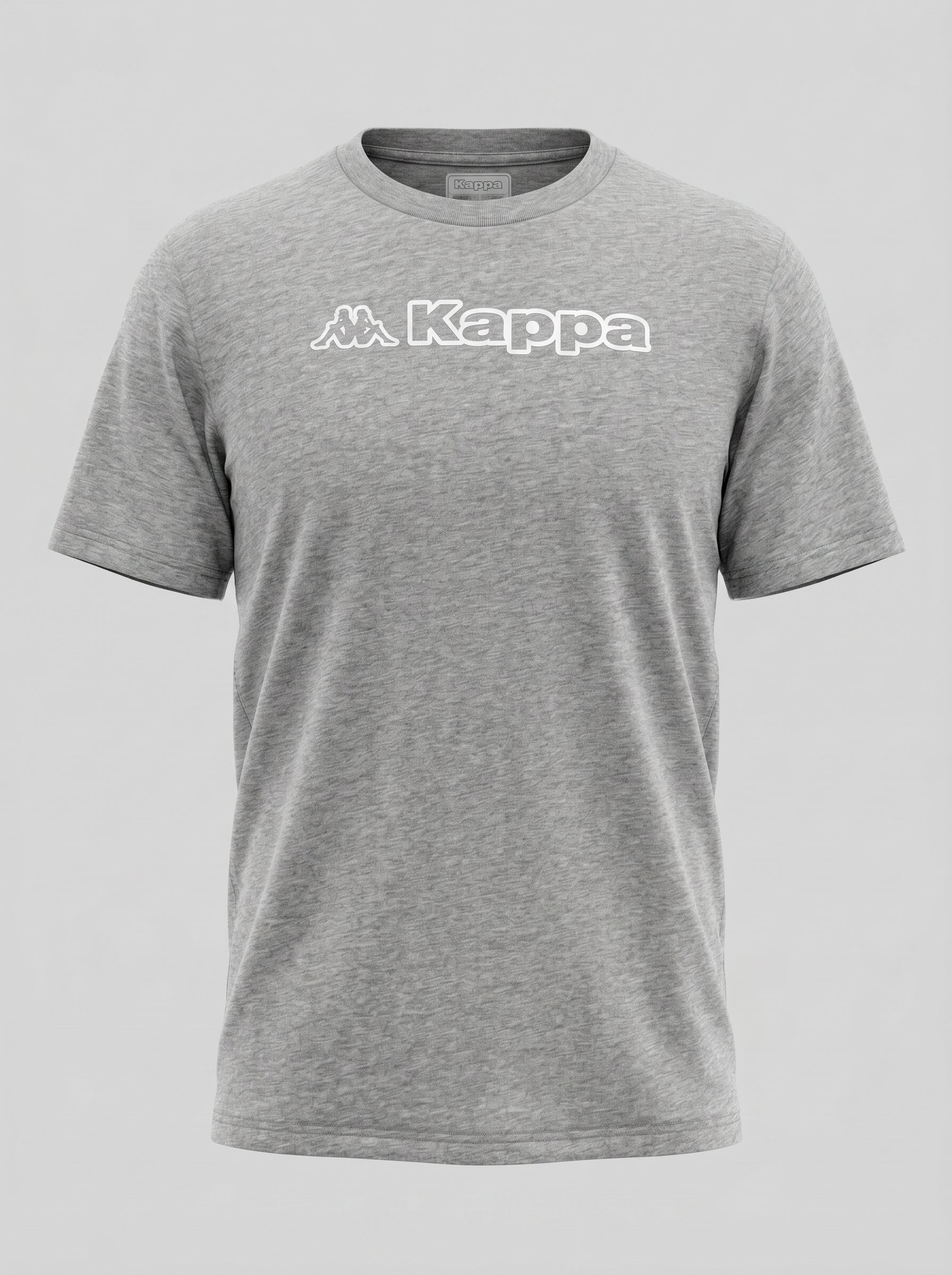 T-shirt in cotone con scritta Kappa