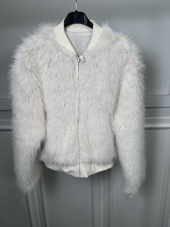 Ecopelliccia bomberino con zip