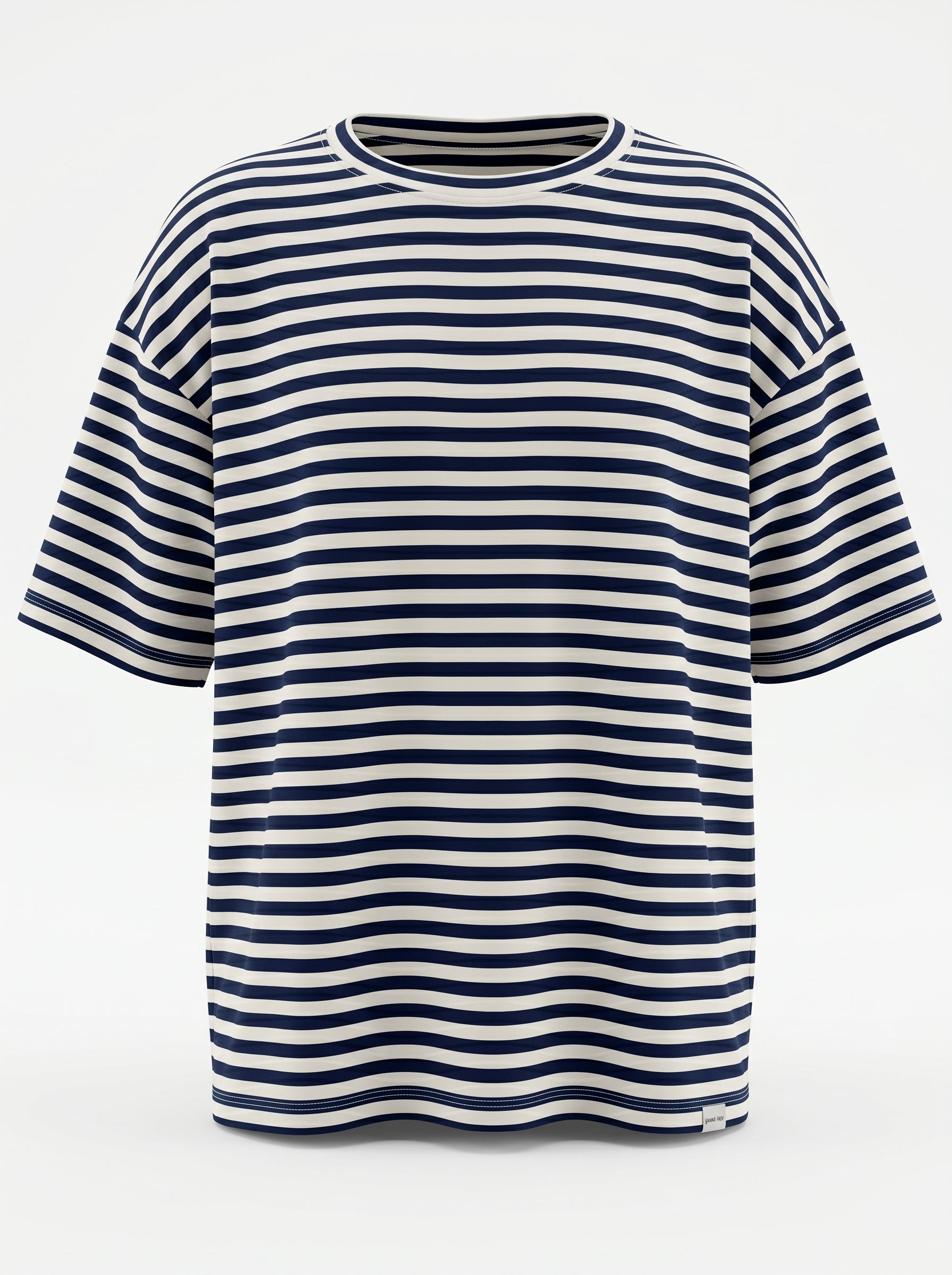 T-Shirt a righe girocollo