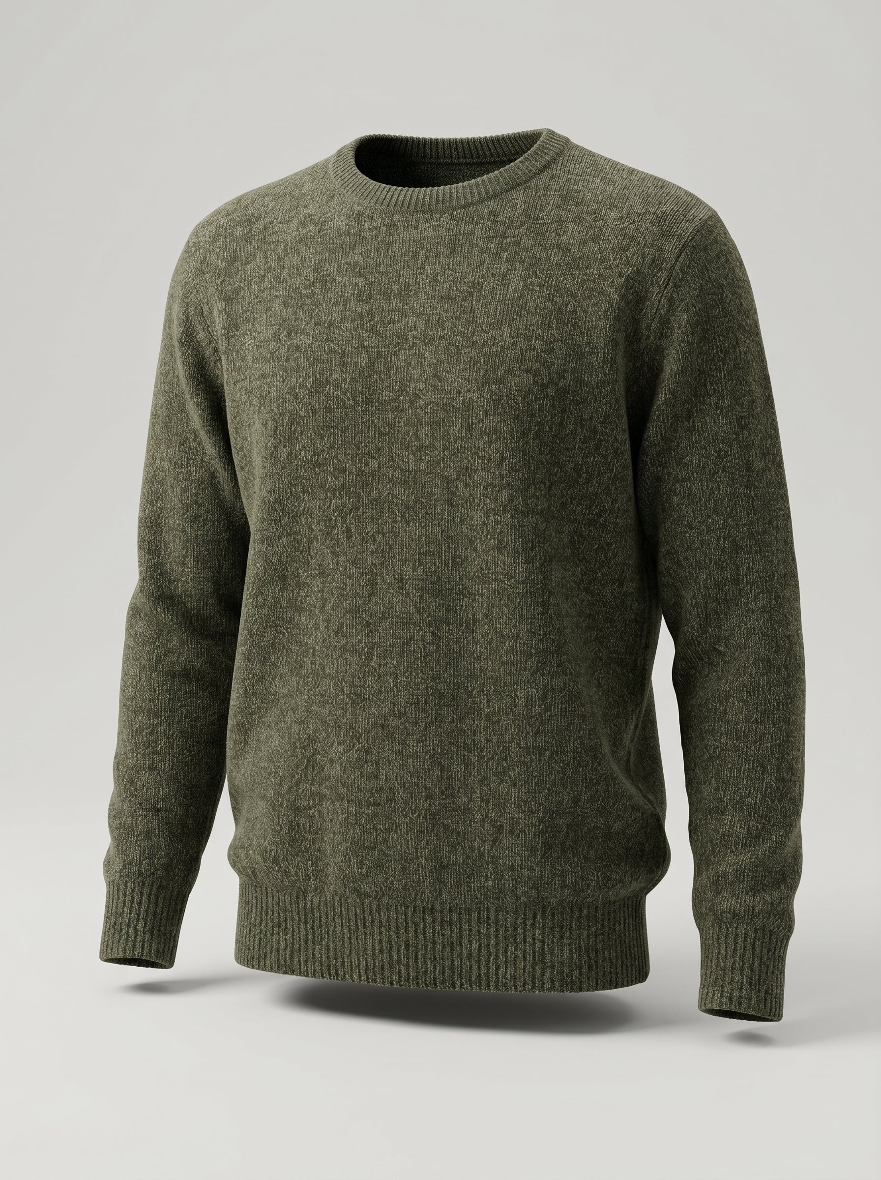 Maglioncino Uomo Girocollo in Ciniglia – Eleganza morbida, stile senza sforzo