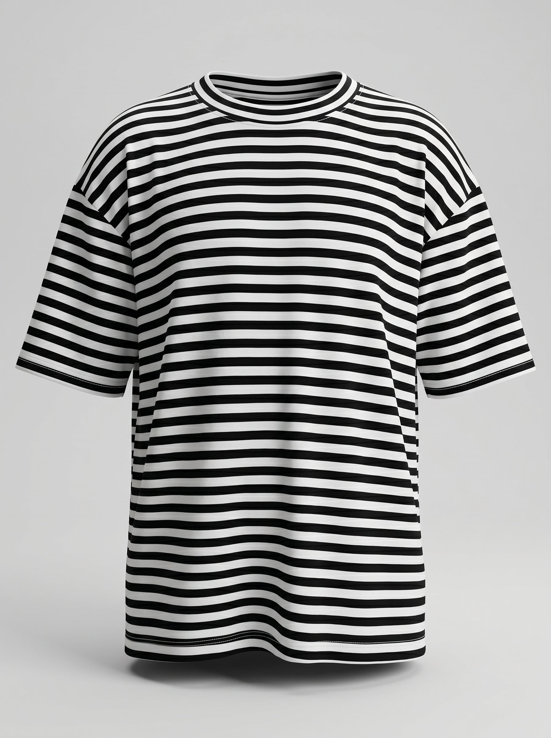 T-Shirt a righe girocollo