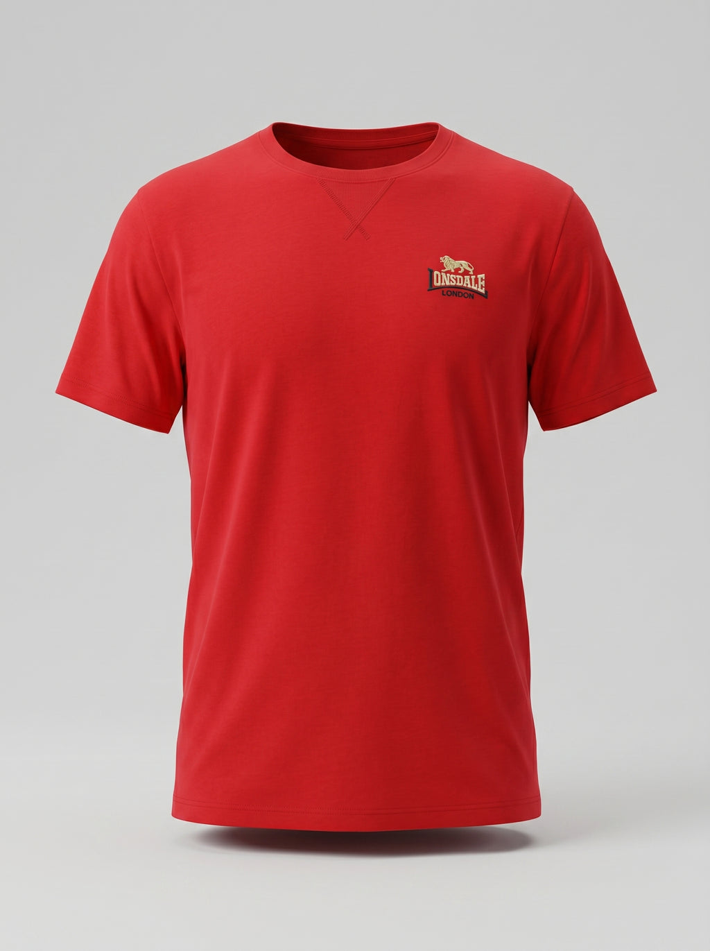 T-shirt Lonsdale in cotone con ricamo lato cuore
