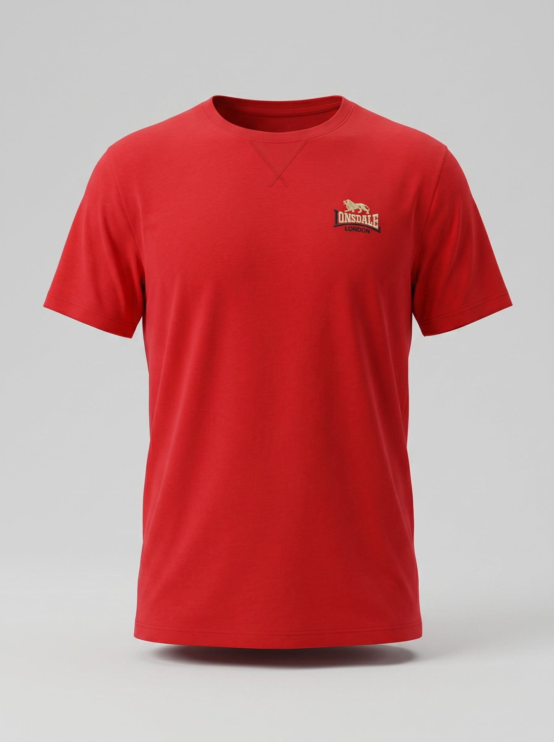 T-shirt Lonsdale in cotone con ricamo lato cuore