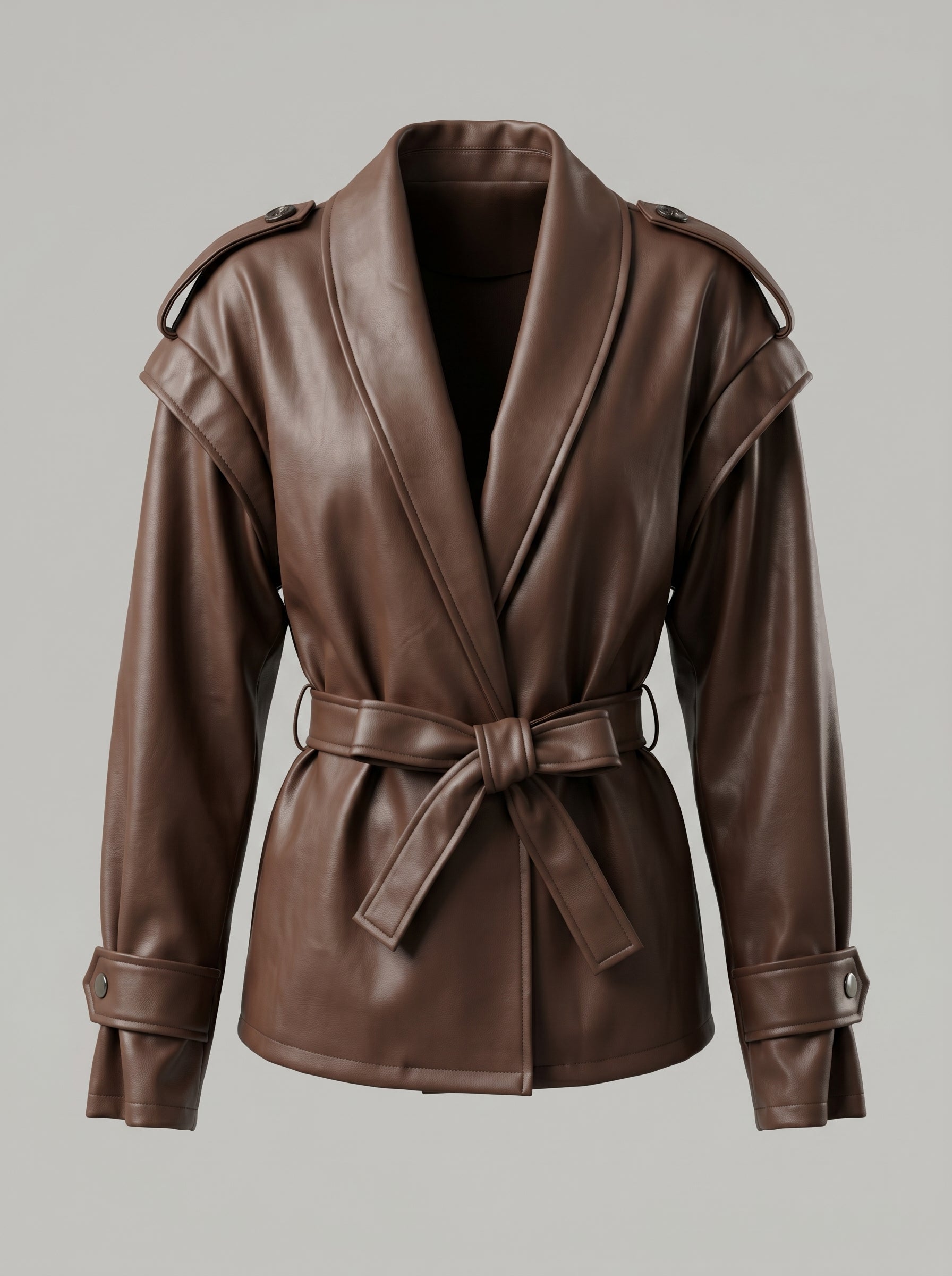 Trench corto Ecopelle