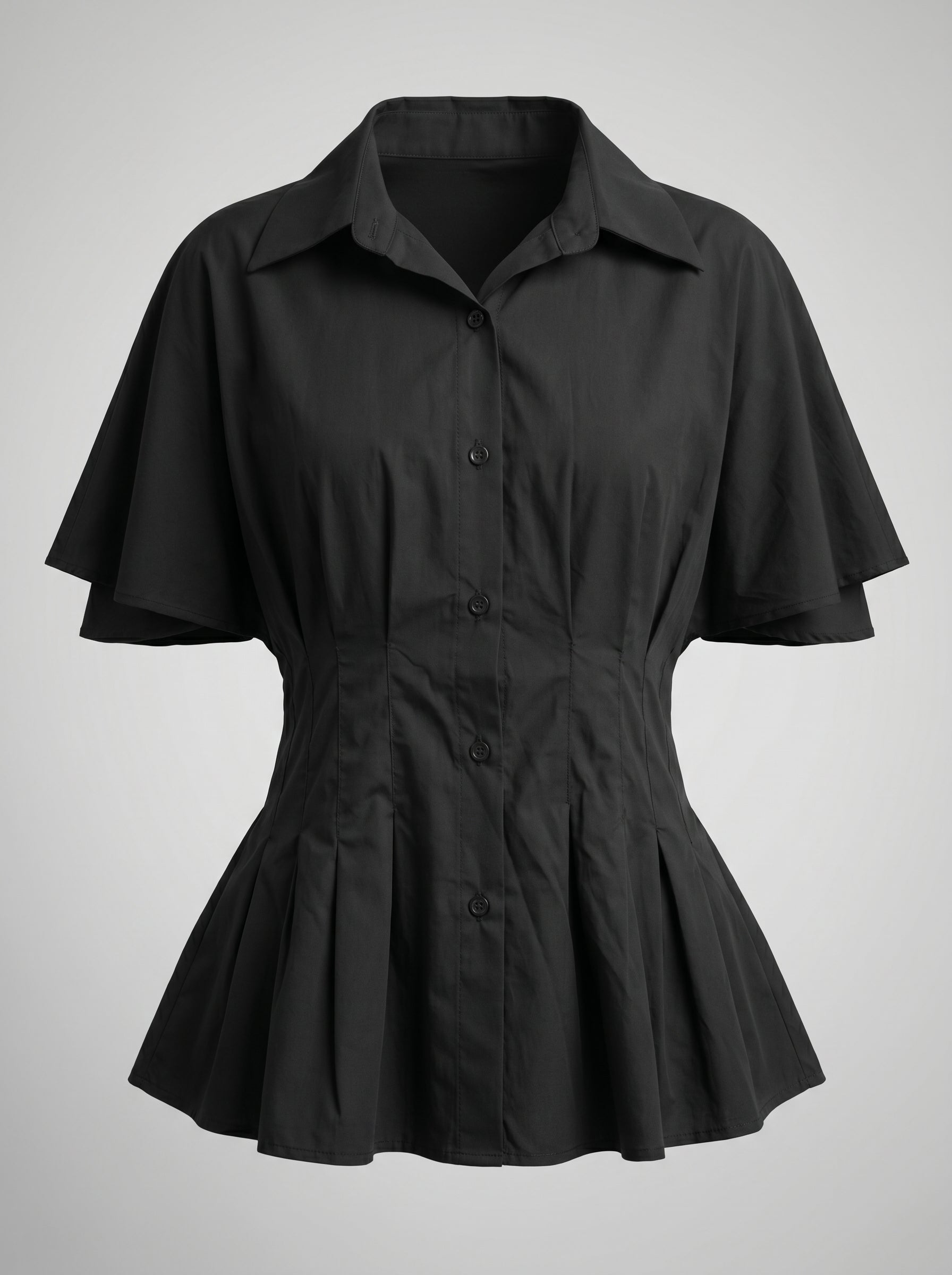 Camicia elegante con collo alla francese