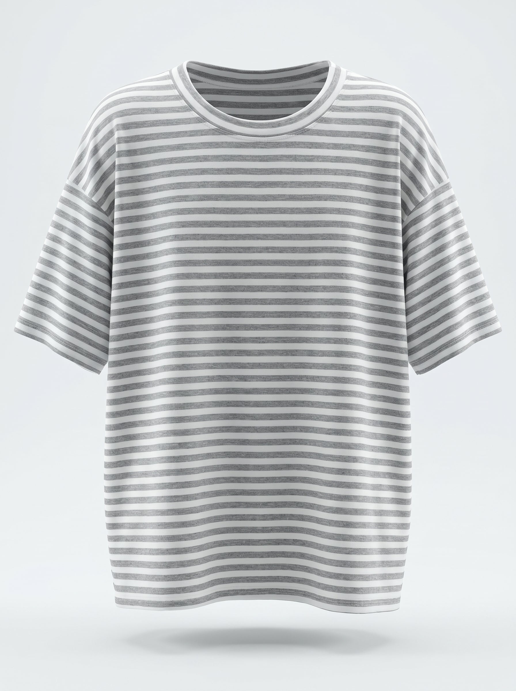 T-Shirt a righe girocollo