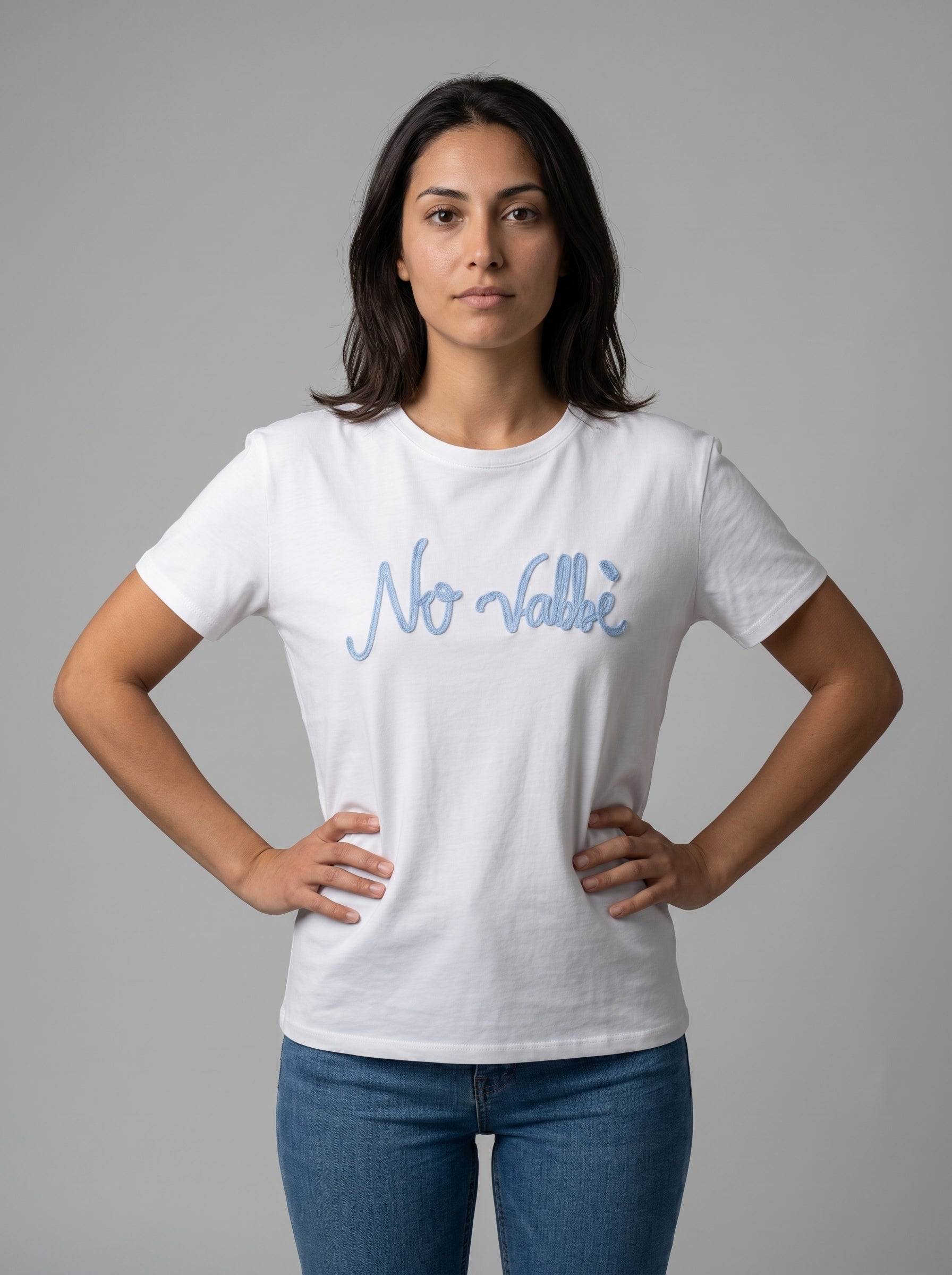 T-Shirt “NO Vabbè” – L’espressione che dice tutto senza dire troppo!