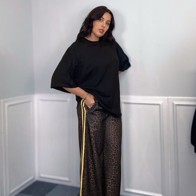 Pantalone glamour animalier