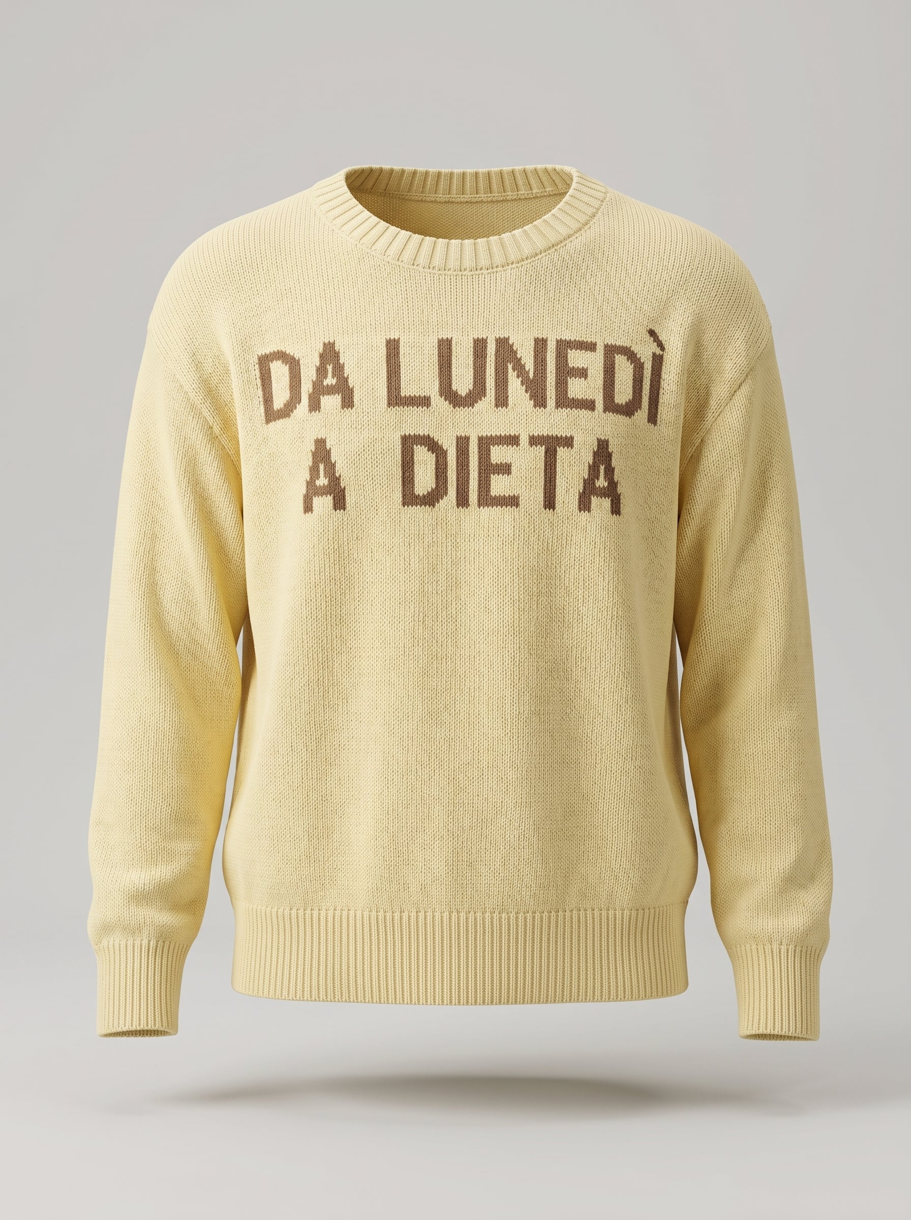 Maglione “Da Lunedì a Dieta”