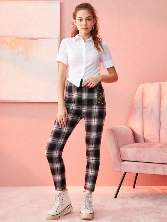 Pantaloni Tartan