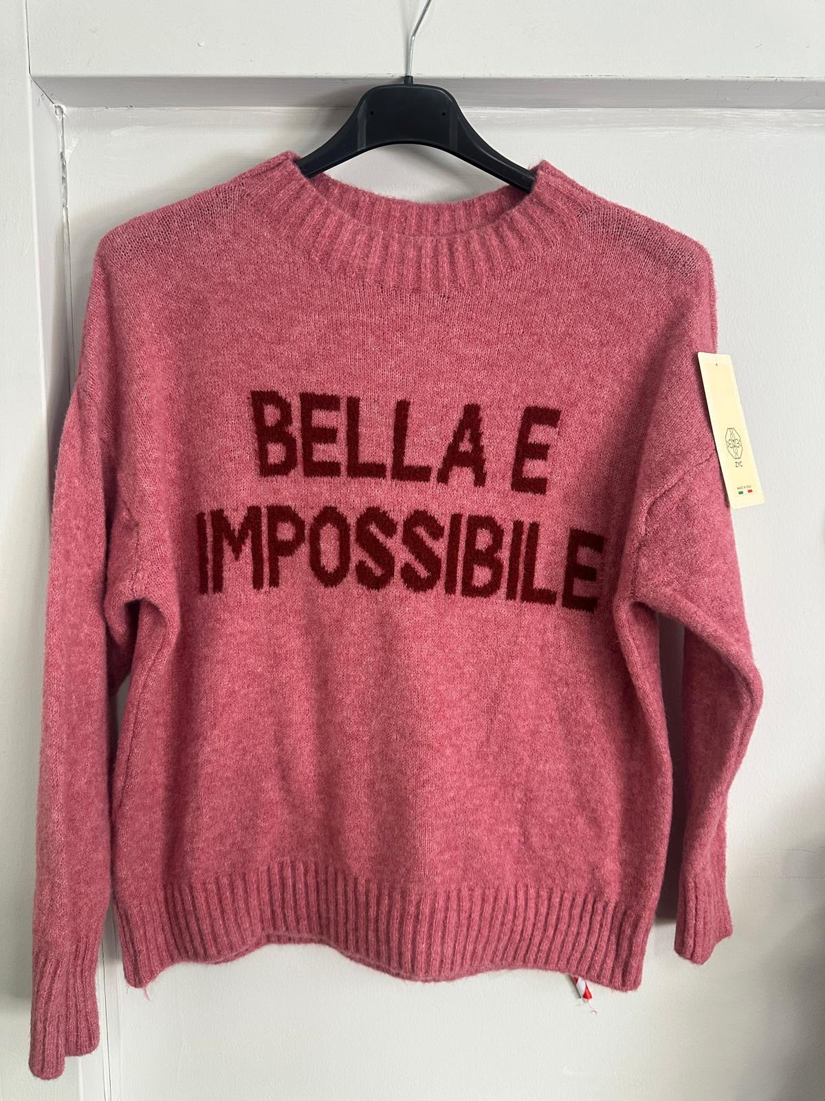 Maglia Trendy "Bella e Impossibile": Esprimi il Tuo Stile in Diversi Colori