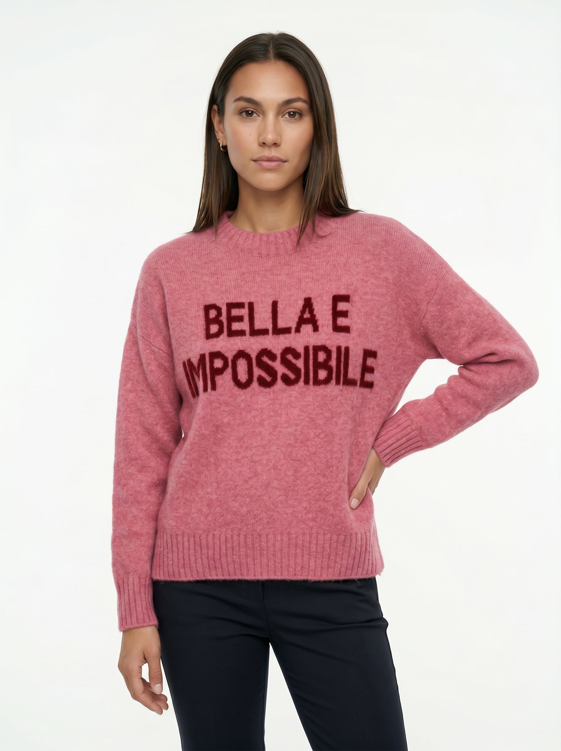Maglia Trendy "Bella e Impossibile": Esprimi il Tuo Stile in Diversi Colori