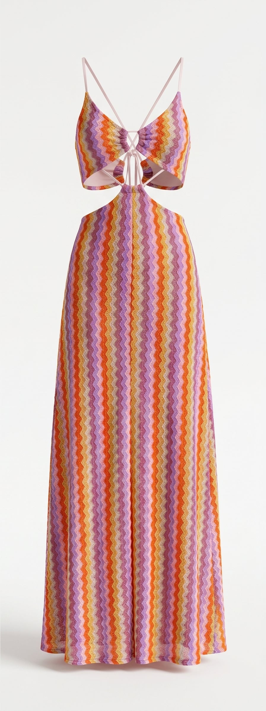 Abito Zig Zag Sunset Waves