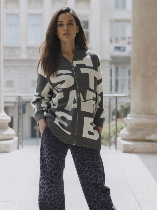 Felpa con zip STAR
