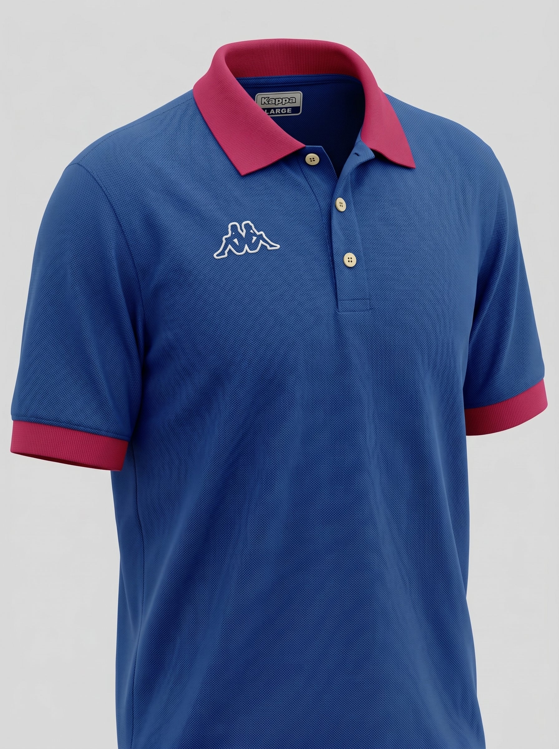 Polo taglia con logo Kappa ricamato lato cuore