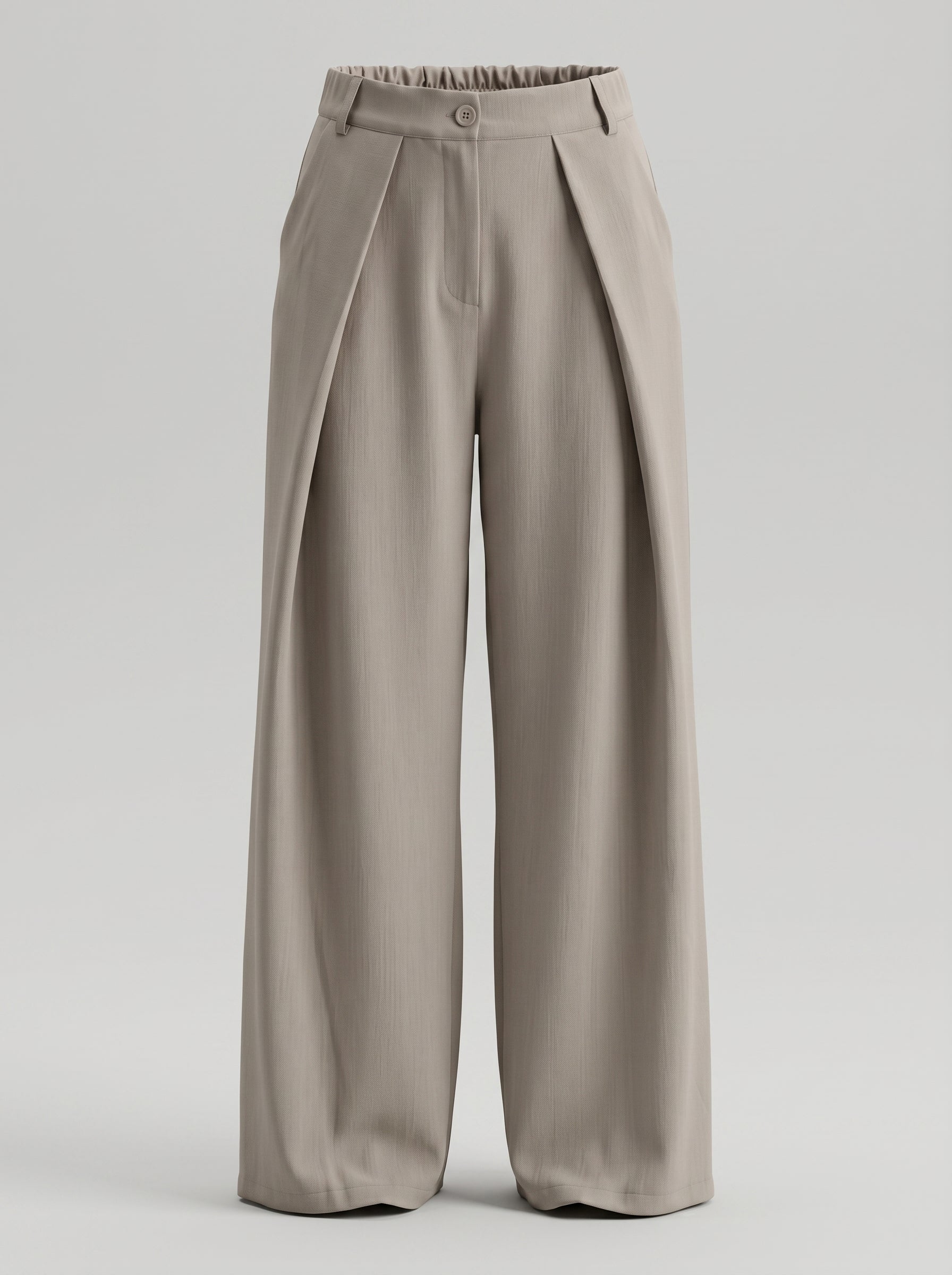 Pantalone sartoriale tinta unita elegante