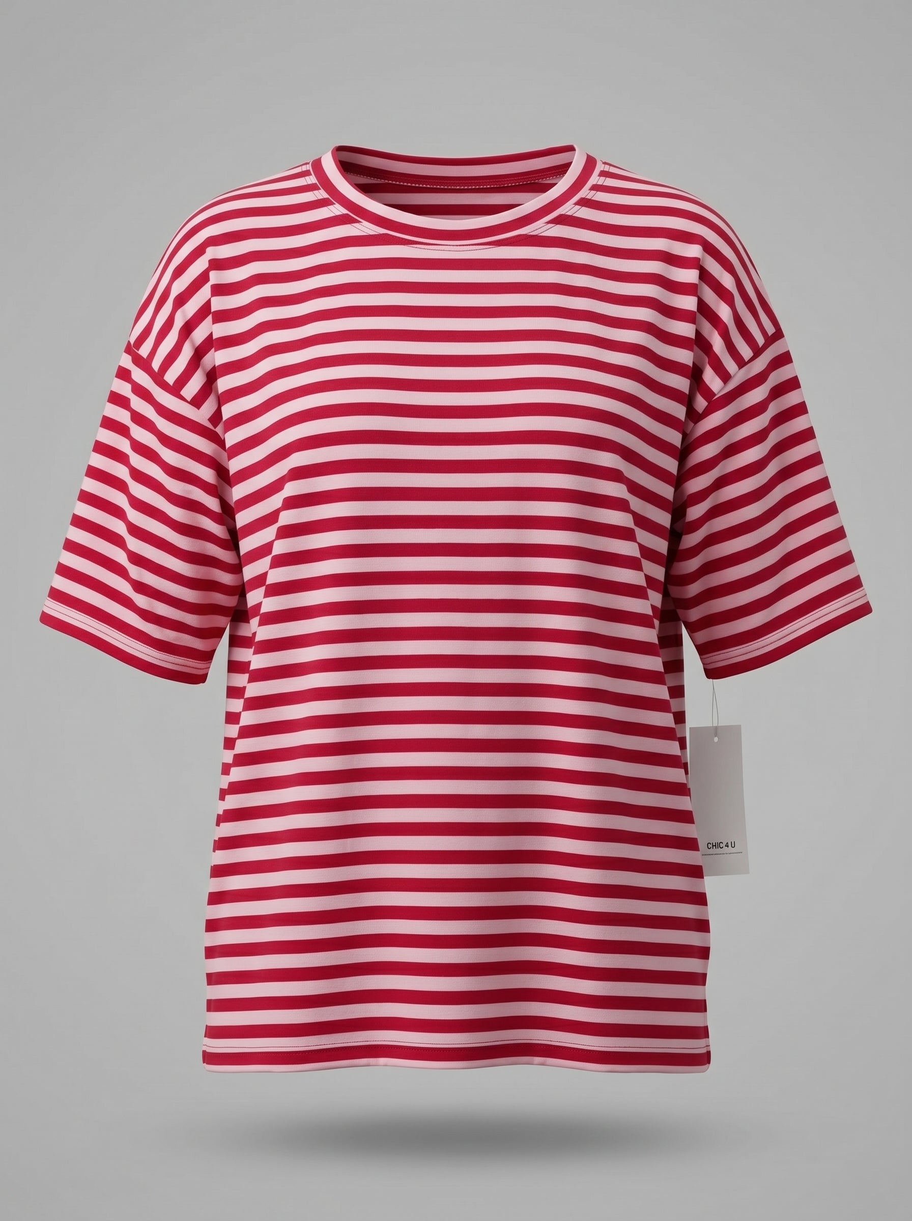 T-Shirt a righe girocollo