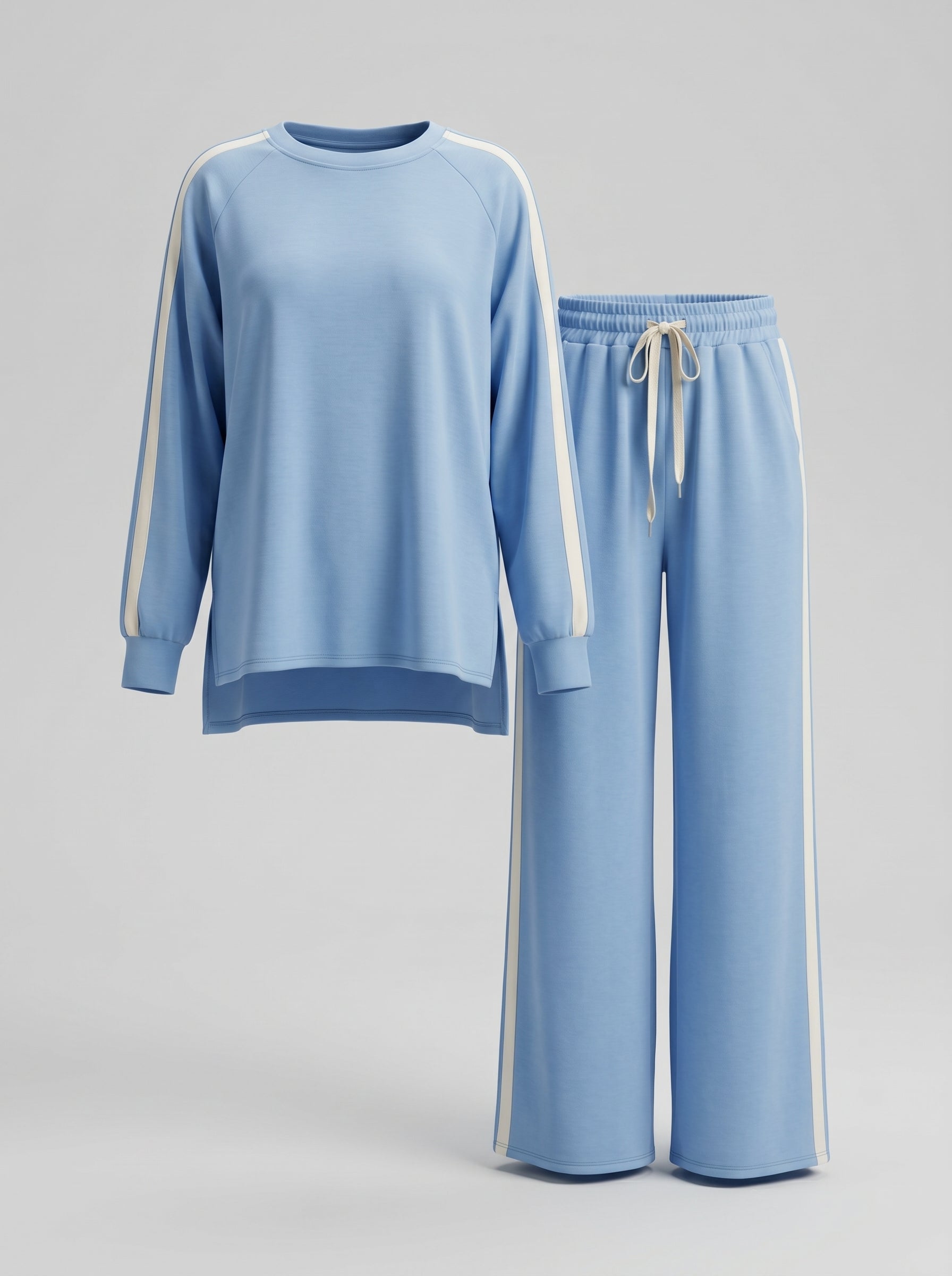 Tuta Casacca e Pantalone con Righe Laterali