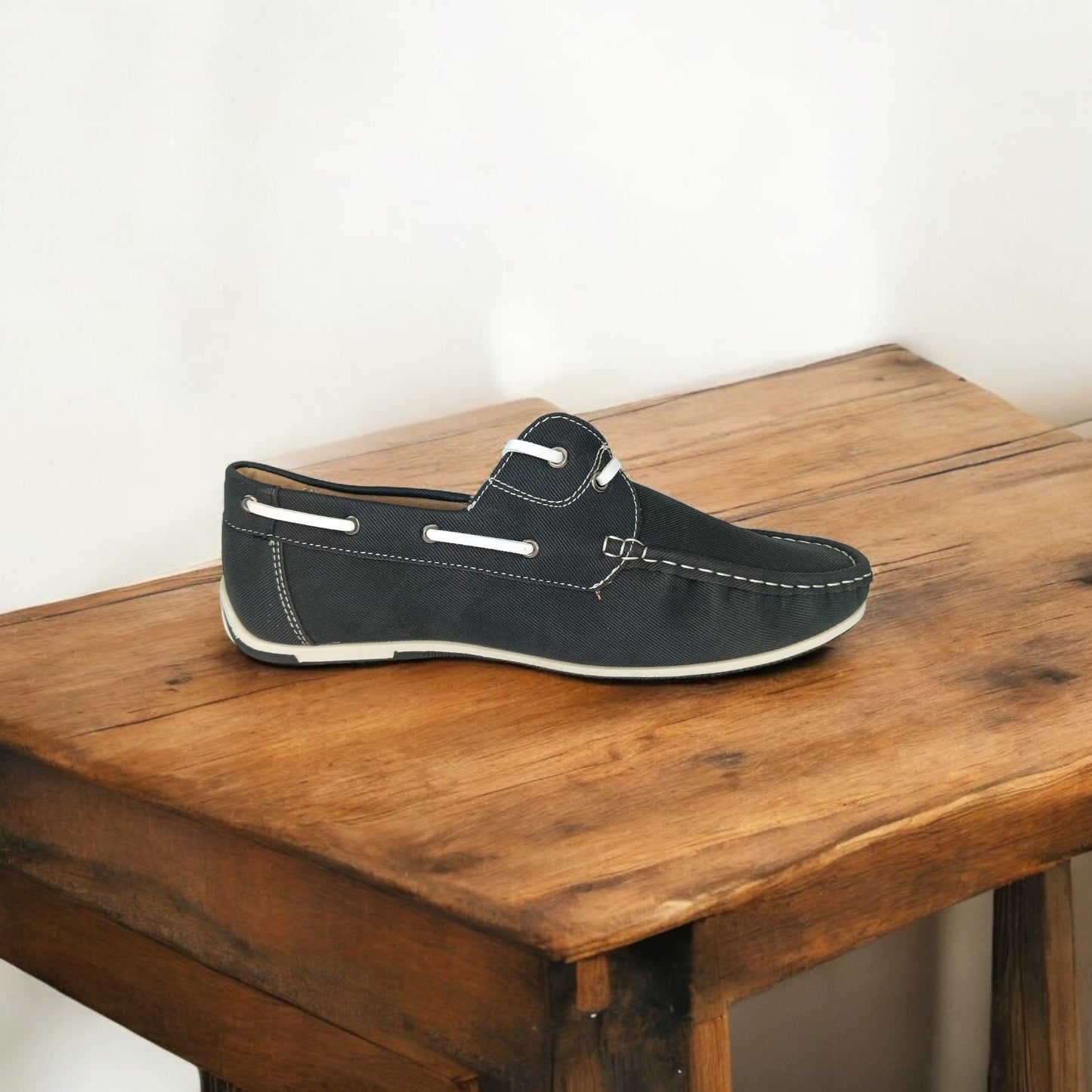 Mocassino in tessuto con cuciture esterne e lacci intrecciati CoastFlex™
