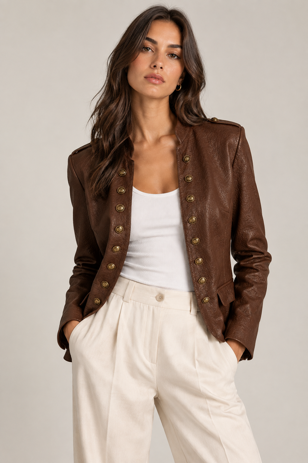 Blaser ecopelle aperto