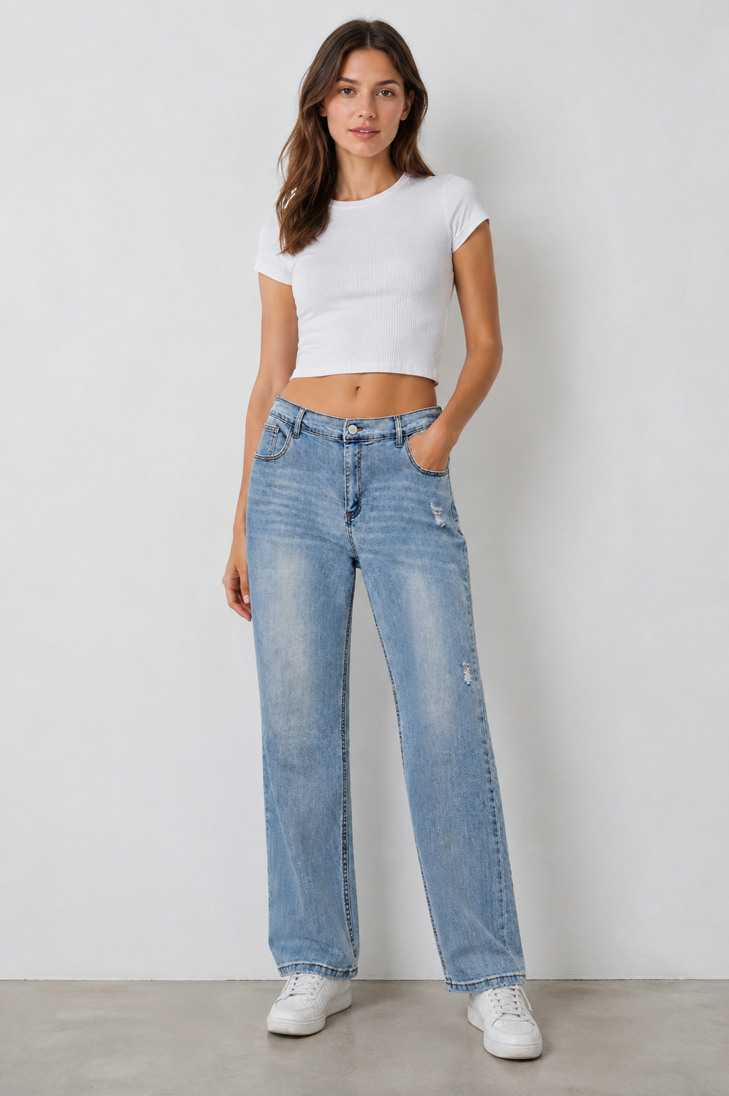 Jeans Gamba Larga