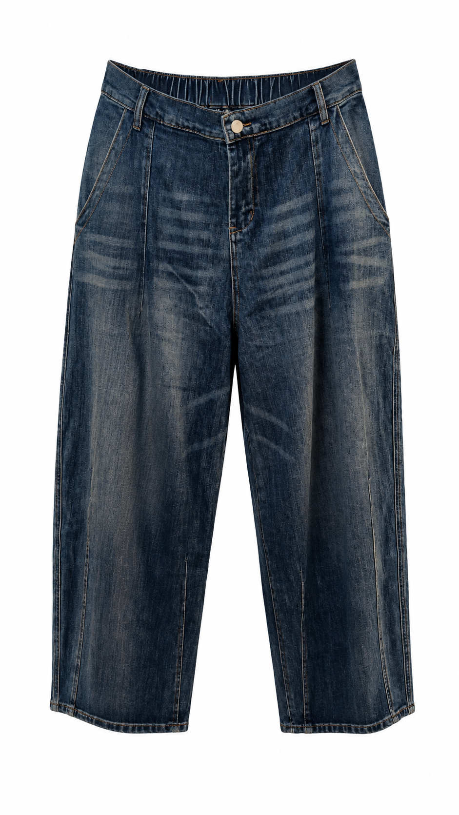 Jeans Baloon con bottoncino dietro