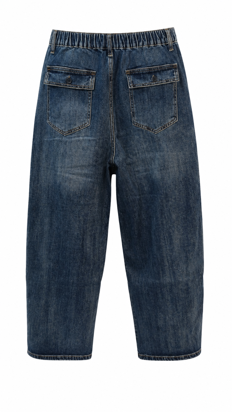 Jeans Baloon con bottoncino dietro