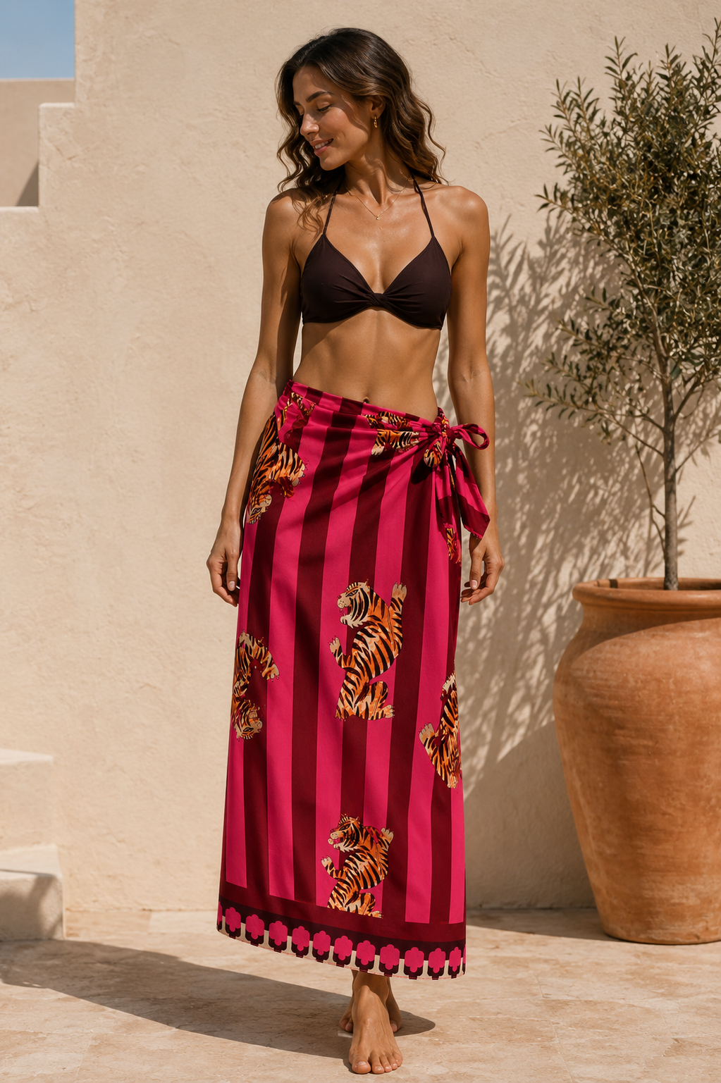 Pareo Lungo Jungle Chic 83 cm