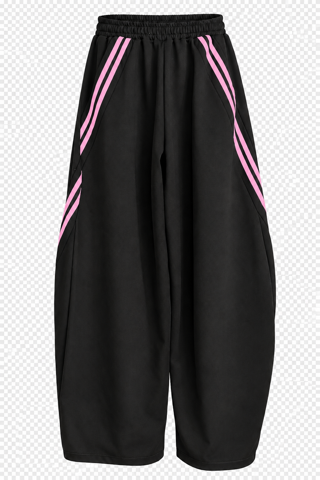 Streetstyle del Futuro! Pantaloni Balloon in Tessuto Tecnico con Doppia Riga – Volume & Grinta!