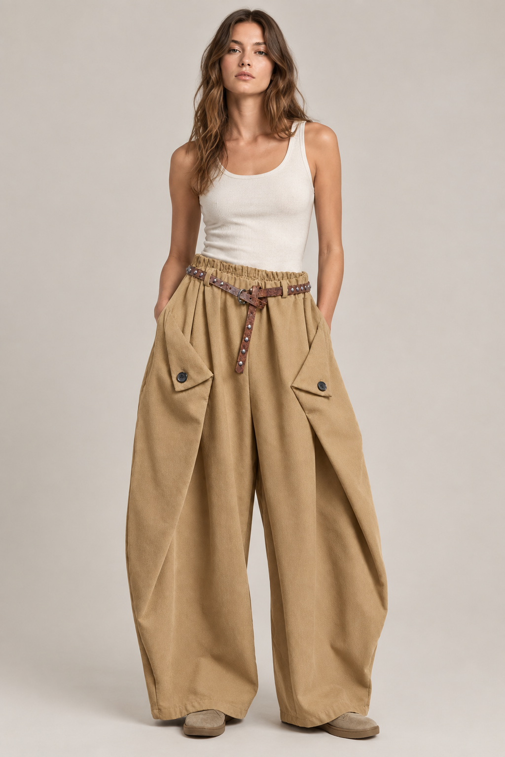 Pantalone Baloon Sartoriale con cinta