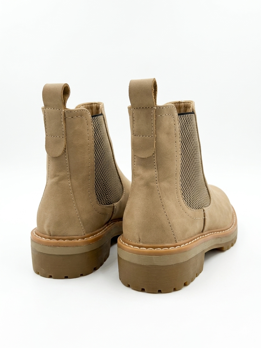 Stivaletti Chelsea Beige