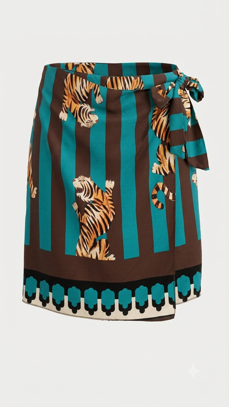 Pareo Corto Jungle Chic 48 cm