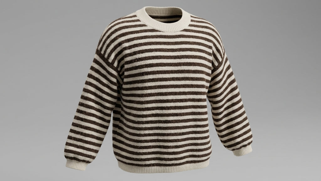 Maglione a Righe dal Fascino Intramontabile