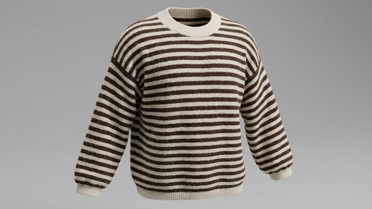 Maglione a Righe dal Fascino Intramontabile