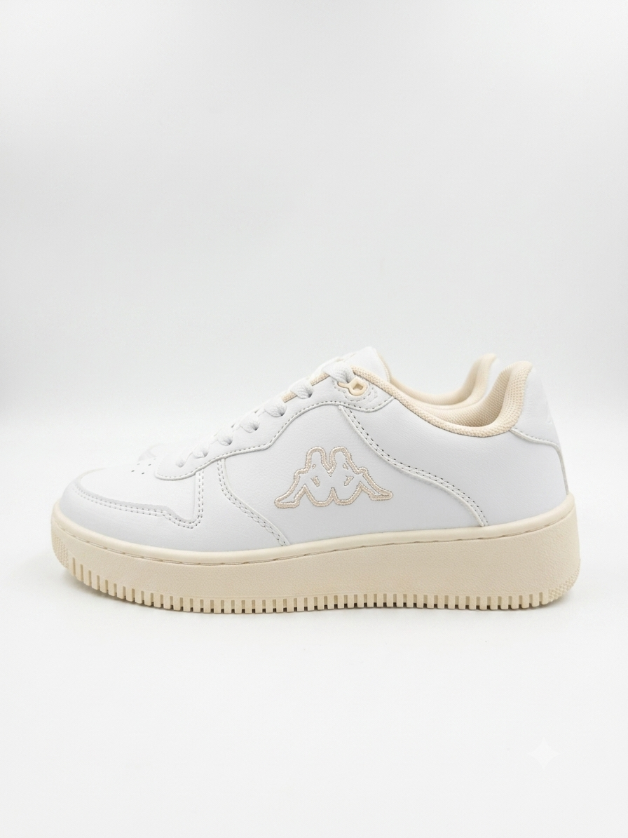 Sneakers Platform Kappa – Total White dal Fascino Urban-Chic