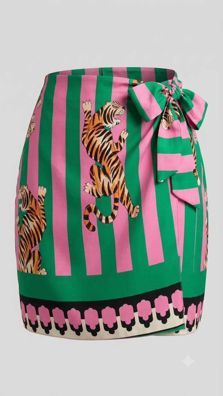 Pareo Corto Jungle Chic 48 cm