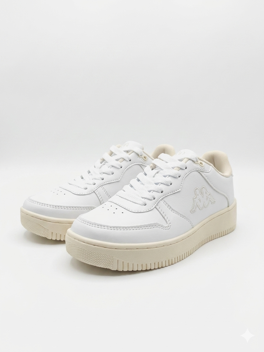 Sneakers Robe di Kappa Logo Maserta Bianche