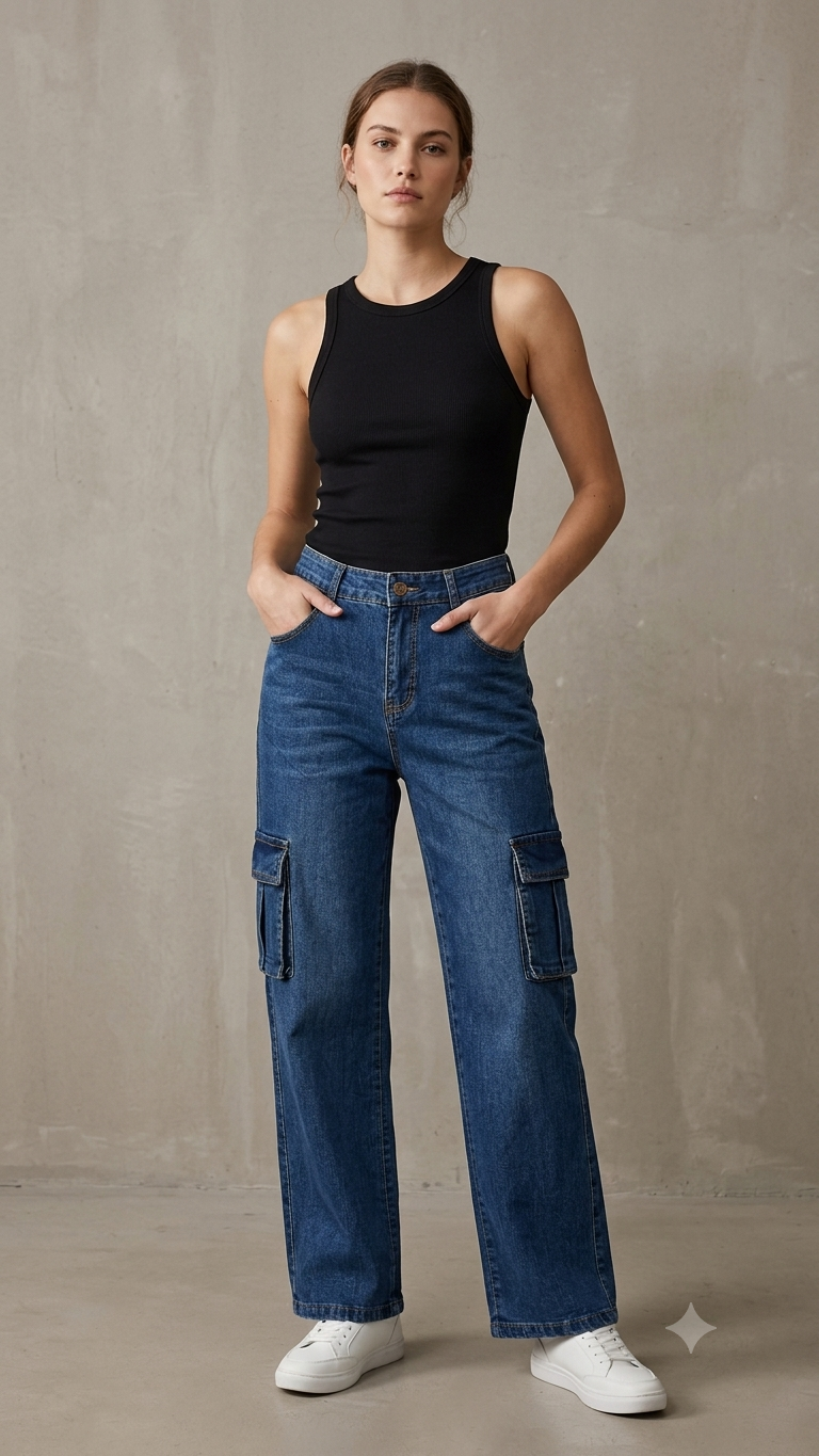 Jeans Urbano cargo