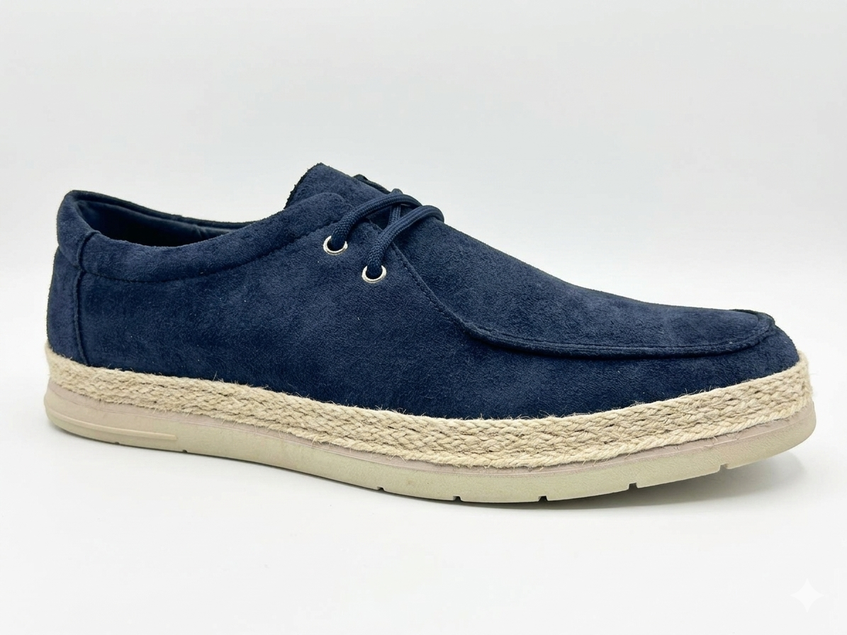 Scarpa con dettaglio in corda