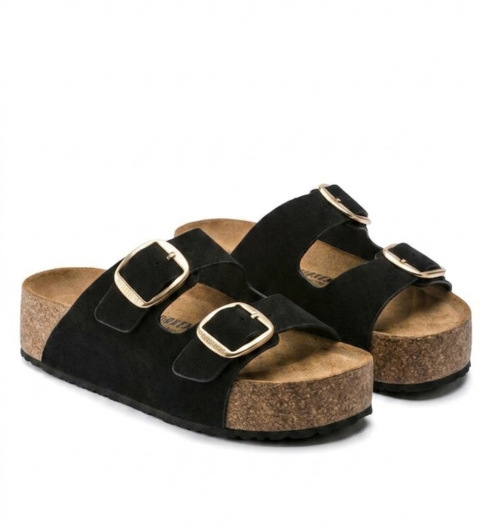 Sandali Doppia Fibbia Boho-Chic