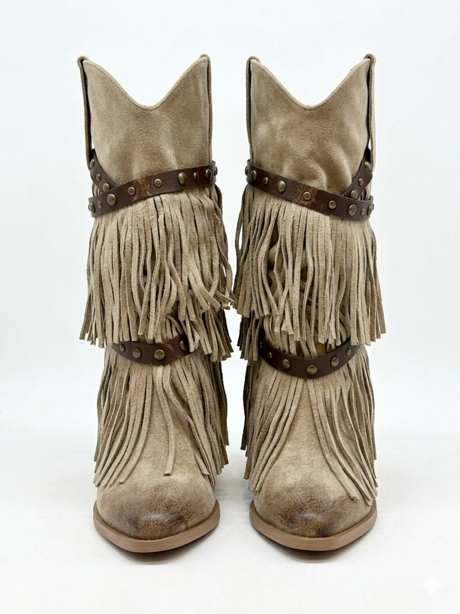 Stivali Country Chic con Frange